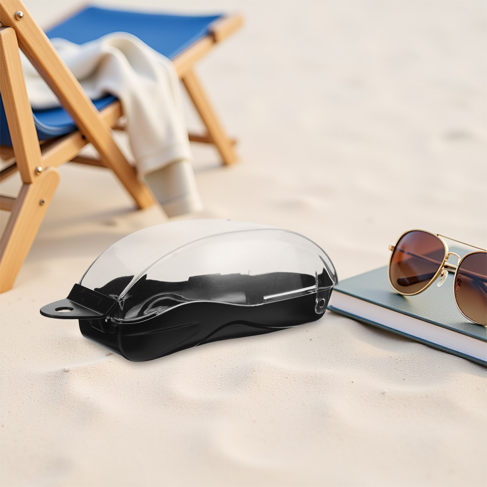 Swim Goggle Case Clear Lid Har - огляд і ціна Mask Case Hard Shell