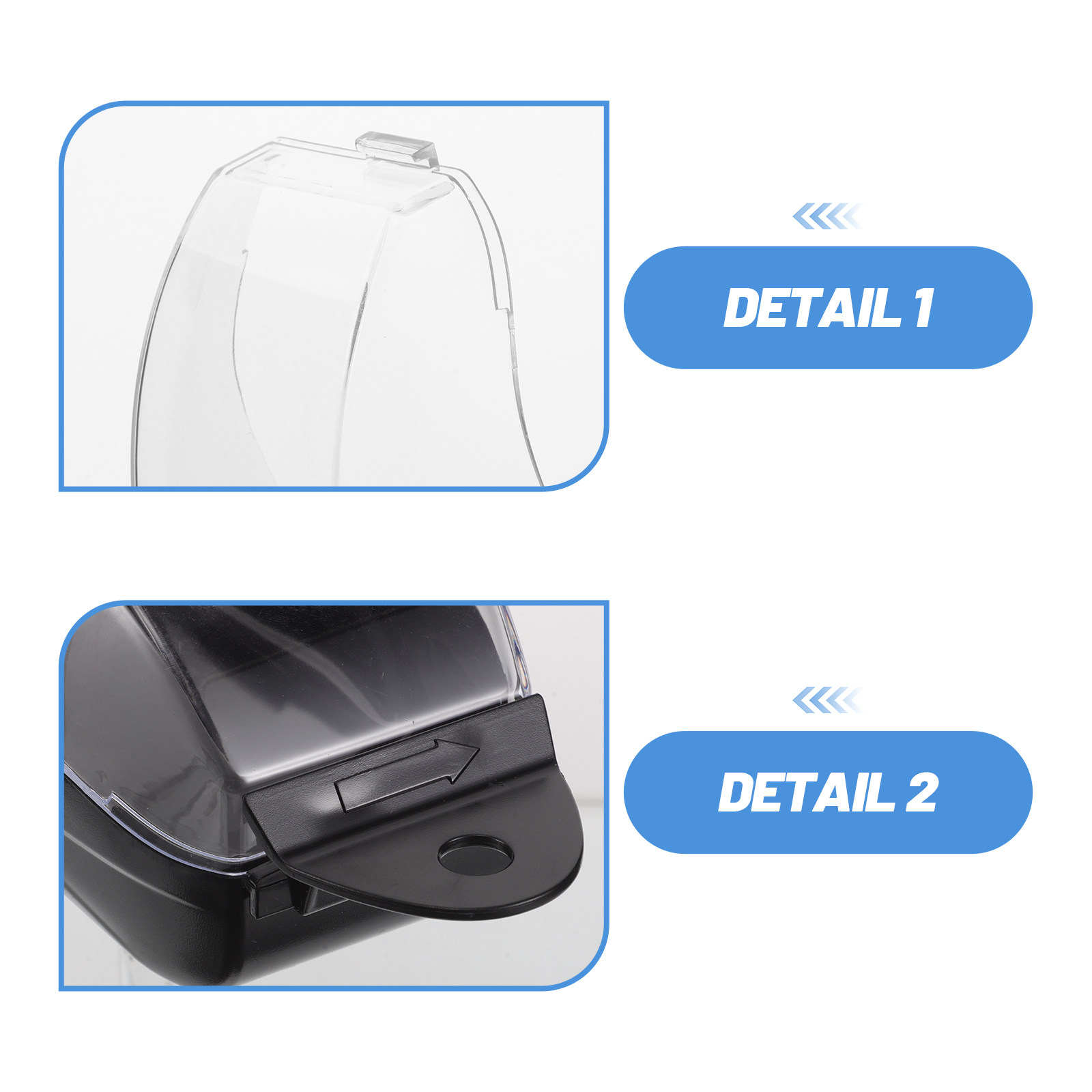 Swim Goggle Case Clear Lid Har - огляд і ціна Mask Case Hard Shell